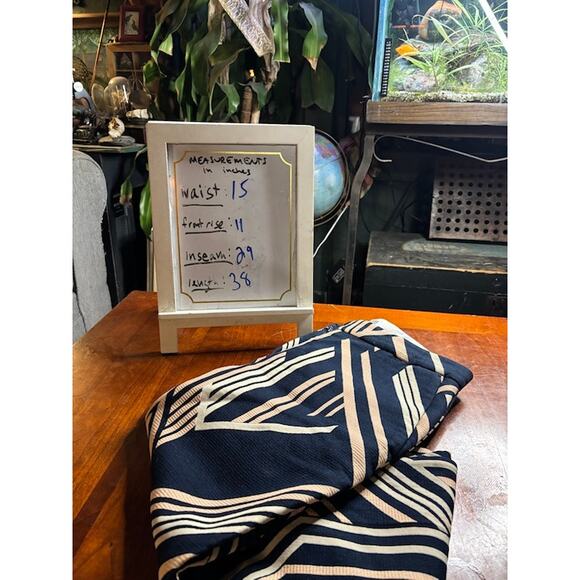 Mulberry Company Design Pants Trousers Graphic Print Made in Italy Women's sz 4 - Picture 9 of 9